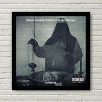 Bronze Nazareth &amp; Roc Marciano - Ekphrasis ฝาครอบอัลบั้มเพลงโปสเตอร์ผ้าใบพิมพ์ลายภาพวาดตกแต่งบ้าน (ไร้กรอบ)