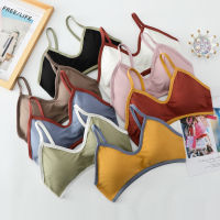 LoveIs Bra (N309) บราสายเดี่ยวแบบสวม ผ้าคอตตอนคุณภาพ แฟชั่นรุ่นใหม่ มีฟองน้ำเสริม