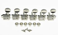 KAISH Left Lefty Nickel Vintage Guitar Tuning Keys Tuners Machine Heads for ST TL