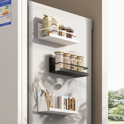 【CW】 Magnetic Storage Rack Refrigerator Side Shelf Wall   Spice Holder - Racks  amp; Holders Aliexpress