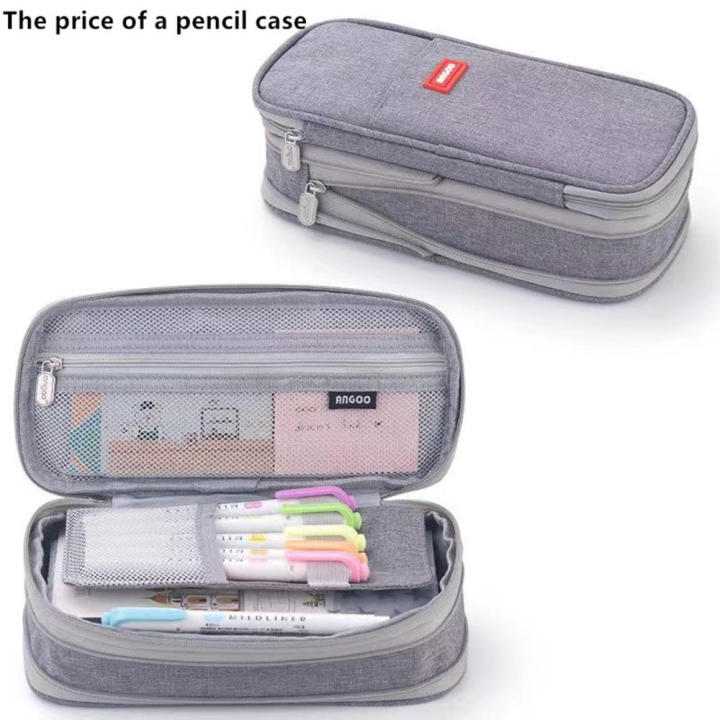 makaron-color-matching-school-supplies-stationery-office-desk-japanese-and-korean-style-large-capacity-pencil-case