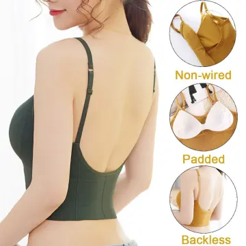 Seamless Tube Tops Women Bra Sports Underwear Low Back Bra Sexy