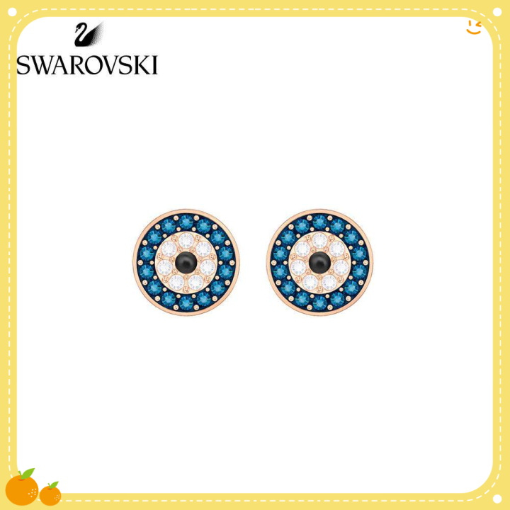 สวารอฟสกี้swarovski-stud-earrings-duo-earrings-girls-personality-mystery-the-gift-for-girlfriend-stud-earrings-womens-fine-jewelryth