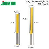 2ชิ้น3/8 "Wx2" And3/8*3ชั่วโมงยาวเราเตอร์บิต2ขลุ่ย1/4 "เครื่องตัดงานไม้สำหรับเครื่องมือไฟฟ้า