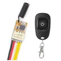Push Button Saving Mini Relay Contact Receiver RF Wireless Switches DC3.7V-12V 433Mhz Smart Home Small Tiny Remote Switches