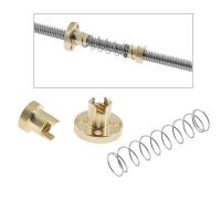 ┋❦ T8 Anti Backlash Spring Loaded Lead 8mm Nut Elimination Gap Nut for 8mm Acme Threaded Rod Lead Screws DIY CNC 3D Printer Parts