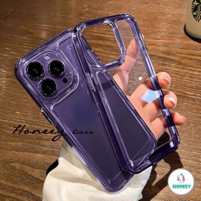 เคสโทรศัพท์มือถือแบบนิ่ม ใส หนา กันกระแทก เรียบง่าย สําหรับ IPhone 14 7Plus 8Plus XR 13 12