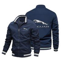 Jaguar Car Logo Summer New Mens Bomber Jacket Casual Fashion Outdoor Ultra-Thin Zipper Sports Sunscreen Clothing 바람막이