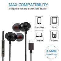 Type-c Earphone wired In-Ear Earbuds Stereo Music Headset Volume Control Fashion Earphones with Microphone Drop Shipping 8