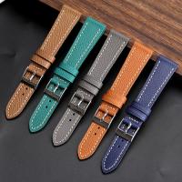 Hand-Made Palm Pattern Leather Watchband Epsom Top layer Calfskin Bracelet 18 120 22MM Is Suitable For Antique