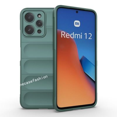 เคสกันกระแทกสำหรับ Xiaomi Redmi เคสโทรศัพท์กันชน TPU ซิลิโคนนิ่มยืดหยุ่นได้สำหรับ12 Redmi12 4G 5G 2023เคสด้านหลังเคสเกราะป้องกันกล้องหล่น