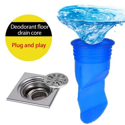 【cw】hotx Floor Drain Deodorant Silicone Core Insect Back Preventer Way Toilet Pipes Tube
