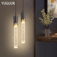 Modern Luxury Crystal Pendant Lamps Home Decor Bedside Hanging Light For Living Room Kictchen Bedroom Ceiling Chandelier Lights