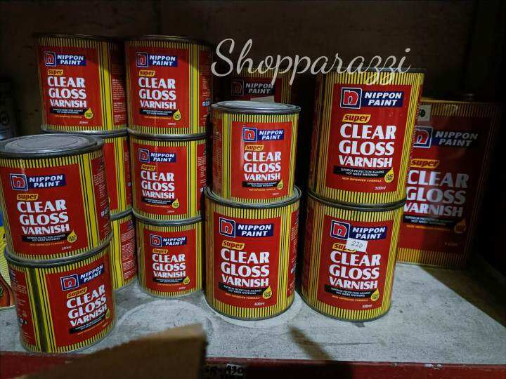 NIPPON PAINT SUPER CLEAR GLOSS VARNISH 250ml, 500ml and 1 Liter Lazada PH