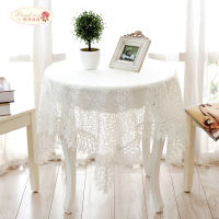Proud Rose White Lace Table Cloth Wedding Decor Translucent Table Cover Embroidered Tablecloth Tea Table Cloth Home Table Decor