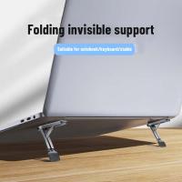 Metal Foldable Laptop Stand Universal Non-slip cket Support for Pro Air Notebook Laptops Mount Holder Feets