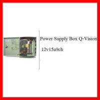 ✨✨BEST SELLER?? Power Supply Box Q-Vision 12v15a9ch.ยี่ห้อQoolis ##ทีวี กล่องรับสัญญาน กล่องทีวี กล่องดิจิตัล รีโมท เครื่องบันทึก กล้องวงจรปิด จานดาวเทียม AV HDMI TV