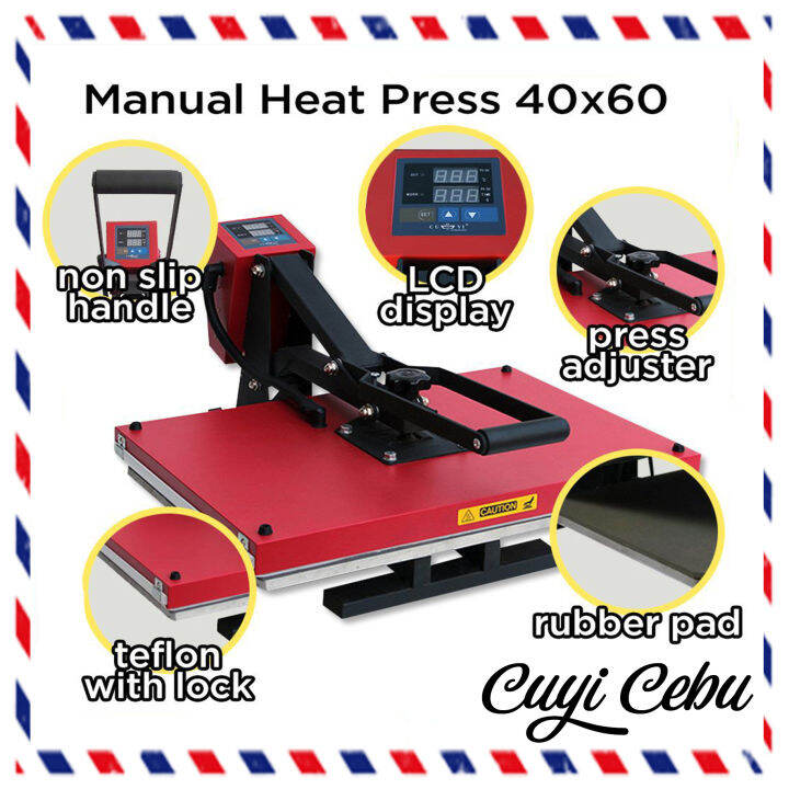 1 unit Cuyi Heat Press Machine A2 16x24 inches Cuyi Cebu Lazada PH