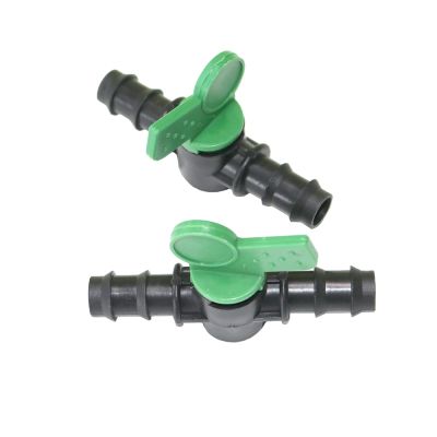 6pcs 13mm Hose Connector Switch Barb Garden Irrigation System Flow Control Valve Quick Connector Fittings Closure Tool