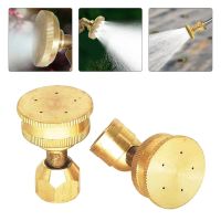 Garden Sprinkler Head Adjustable 5 Hole Brass Sprayer Nozzle M14 Atomizing Spray Fitting Hose Fitting Agricultural Irrigation