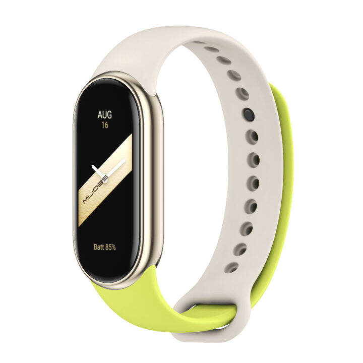 สายรัดสำหรับ-mi-band-8สร้อยข้อมือสำหรับ-xiaomi-smart-band-8-nfc-smartwatch-กีฬาสายรัดข้อมือยางซิลิโคน-correa-miband-8สาย