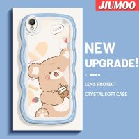 JIUMOO เคสสำหรับ OPPO A37 A37F นีโอ9เคสลายการ์ตูนหมีดีไซน์ใหม่กันกระแทกแบบใสนิ่มเคสมือถือโปร่งใสลายกล้องถ่ายรูปสุดสร้างสรรค์เคสซิลิกาเจลฝาครอบป้องกัน