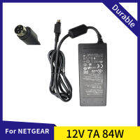 ของแท้12V 7A 84W 4PIN NU90-9120700-I2 332-10363-02 2ABP08อะแดปเตอร์แหล่งกระจายไฟ AC 4F เชื่อถือได้และทนทานสำหรับ NETGEAR NAS RN 10400 Charger Laptop