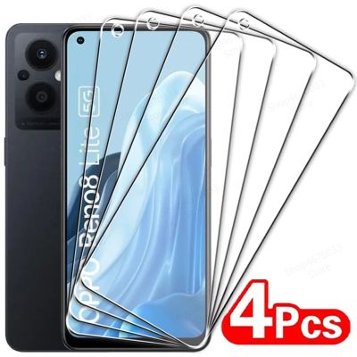 4PCS Screen Protector For OPPO Reno 8 Lite 7 8 Pro Plus 7 Z 6 5 Lite Tempered Glass For Find X5 X3 Lite Front Protection Glass Tapestries Hangings