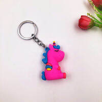 ยูนิคอร์นเด็ก Keychain Lady จี้ Ins สุทธิ PVC สีแดงยางนุ่มพวงกุญแจรถถุงหัตถกรรมจี้ของขวัญขนาดเล็กแฟชั่นบุคลิกภาพความคิดสร้างสรรค์ป่า