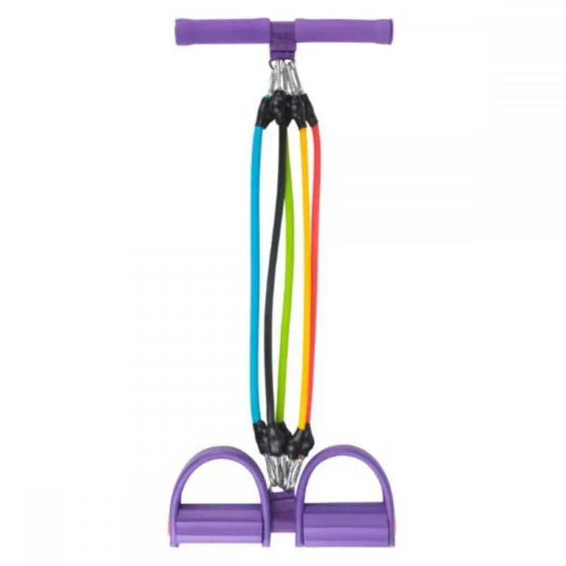 Multi-function Resistance Bands Elastic Pull Ropes With Pedals