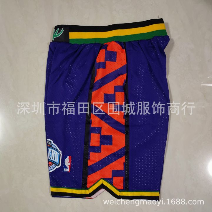 กางเกงบาสเก็ตบอล-nba-ขายส่งจุด95-all-star-กางเกงลูกบอลสีม่วงกางเกงกีฬากางเกงขาสั้น-one-piece-ในนามของ