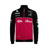 Formula one racing suit jacket in the spring and autumn winter alfa romeo team orlen fleece kimi raikkonen around