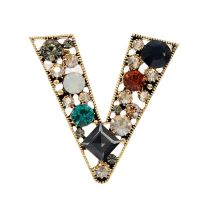 Fashion Brooch Letters