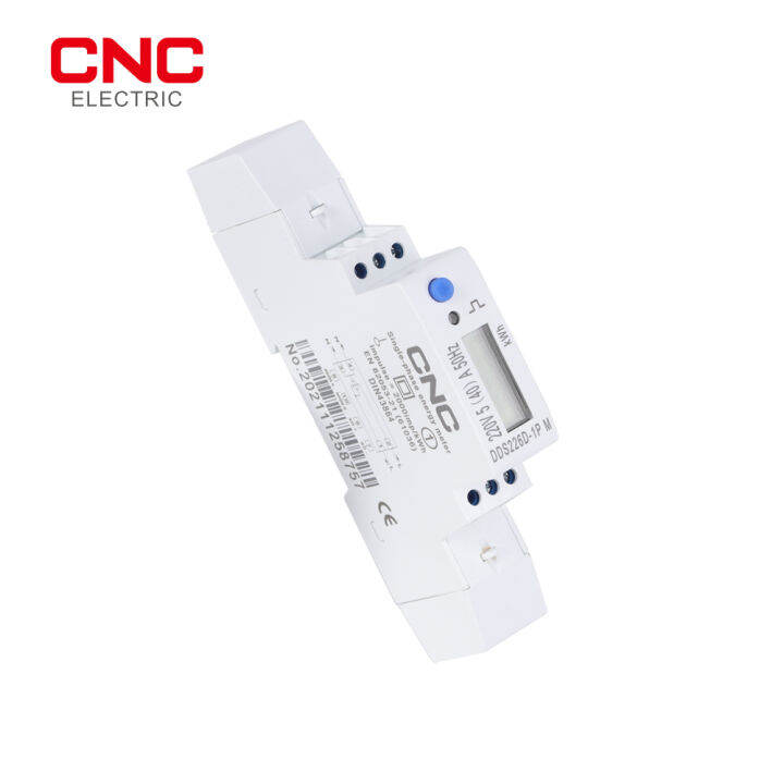 cnc-dds226d-1p-m-din-rail-เฟสเดียว-kwh-วัตต์ชั่วโมง-energy-meter-พร้อม-rs485-5-45-45a-สูงสุด220v-230v-50hz-60hz-แรงดันไฟฟ้า