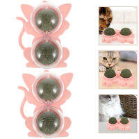 Zecetim 2pcs แมวแมวแมวตัวเล็กในร่มของเล่นแมว 2-in-1 catnip ลูกแมวเล่น