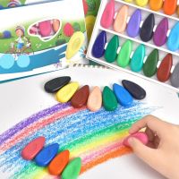 Finger Crayons for Children Toddlers 24 Colors 12 Colors Optional Non-toxic Washable Not Sticky Party Supplies