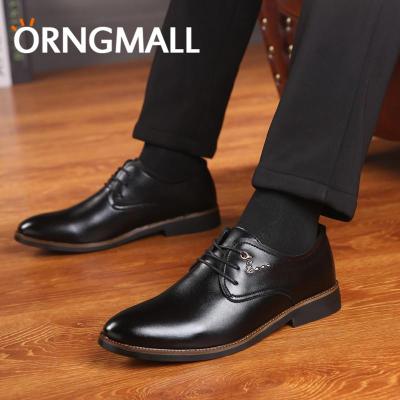 ORNGMALL รองเท้าหนังชุดนักธุรกิจชายที่หรูหรารองเท้างานแต่งงานรองเท้าทางการผู้ชาย,รองเท้าชุดเดรสลำลองสำหรับผู้ชาย