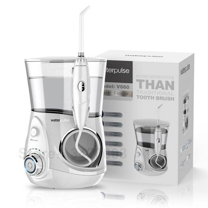 Waterpulse V660 Pro Oral Irrigator 12 Pressure Floss and Massage Dental ...