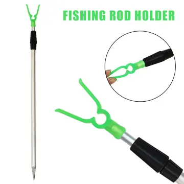 Bank Rod Holder, Aluminum Fishing Pole Holder, Ground Spike Rod
