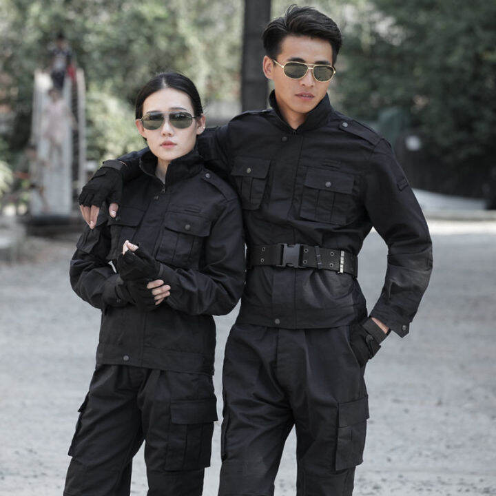 Black Military Uniform Tactical Suit Combat Shirt Uniforms Uniforme ...