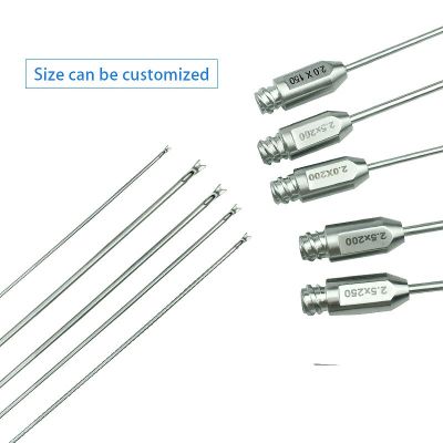 Water Injection Needle Stainless Steel V Port Liposuction Cannulas Plastic Surgery Aesthetic Facial Restoration Tool 1Pcs