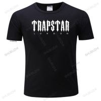 [COD] เสื้อยืดลําลอง แขนสั้น ทรงหลวม ลาย Trapstar London แฟชั่นฤดูร้อน สําหรับผู้ชาย ผู้หญิงS-5XL  HPFQ