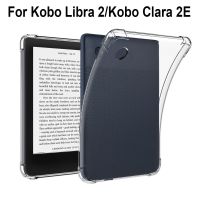 WARRANTY Funda funda ฝาหลัง กันกระแทกและกันกระแทก โปร่งใสโปร่งใส เคสเครื่องอ่าน e-book ถุงอากาศอากาศ ทีพียู เคสป้องกันรอย สำหรับ Kobo libra 2/Kobo Clara 2E