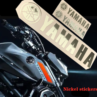 YAMAHA สติกเกอร์สะท้อนแสงนิกเกิลวัสดุ3D ล้อ Fender Decal สำหรับ SS110 Y100 SS2 Y80 Y15 F310 NVX R15อุปกรณ์เสริมรถจักรยานยนต์