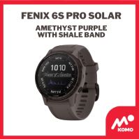 [ผ่อนได้ ไม่บวกเพิ่ม] Garmin Fenix 6S Pro Solar Amethyst Purple with Shale Band เครื่องศูนย์ไทย ประกัน 1 ปี 010-02409-25