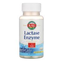 KAL, Lactase Enzyme, 250 mg 60 Softgels