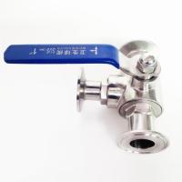 Fit 76mm  Pipe OD x 3" Tri Clamp Sanitary T-Port Ball Valve SUS 304 Stainless Beer Brewing Home