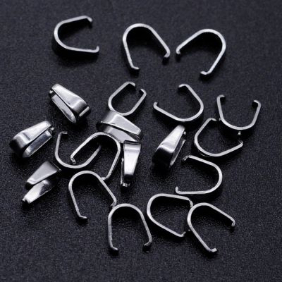 【CW】 50pcs/lot 316 Jewelry Pendant Clip Pinch Bail Buckle Wholesale Connectors