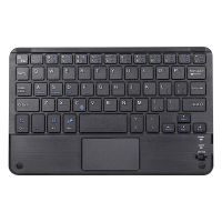 Wireless BT 3.0 Keyboard 59 Keys Ultra-slim Mini BT Keyboard with Touch Pad Support Android Windows iOS System for Laptop