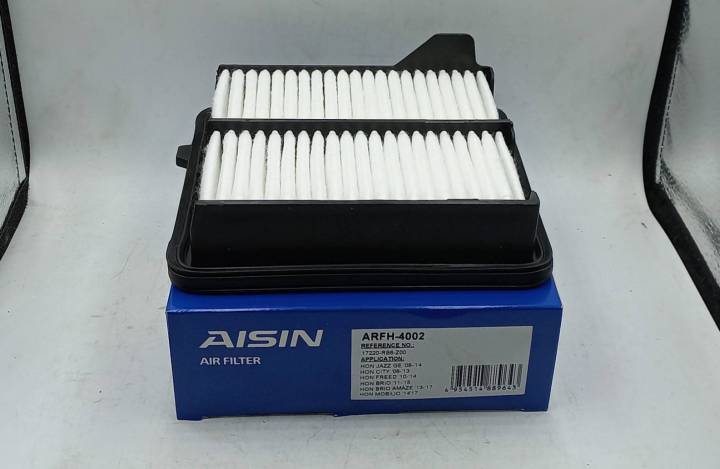 กรองอากาศ-aisin-arfh-4002-สำหรับรถ-honda-jazz-ปี-2008-2014-honda-city-ปี-2008-2013-honda-freed-ปี-2010-2014-honda-brio-ปี-2011-2015-honda-brio-amaze-ปี-2013-2017-honda-mobilio-ปี-2014-2017-arfh-400